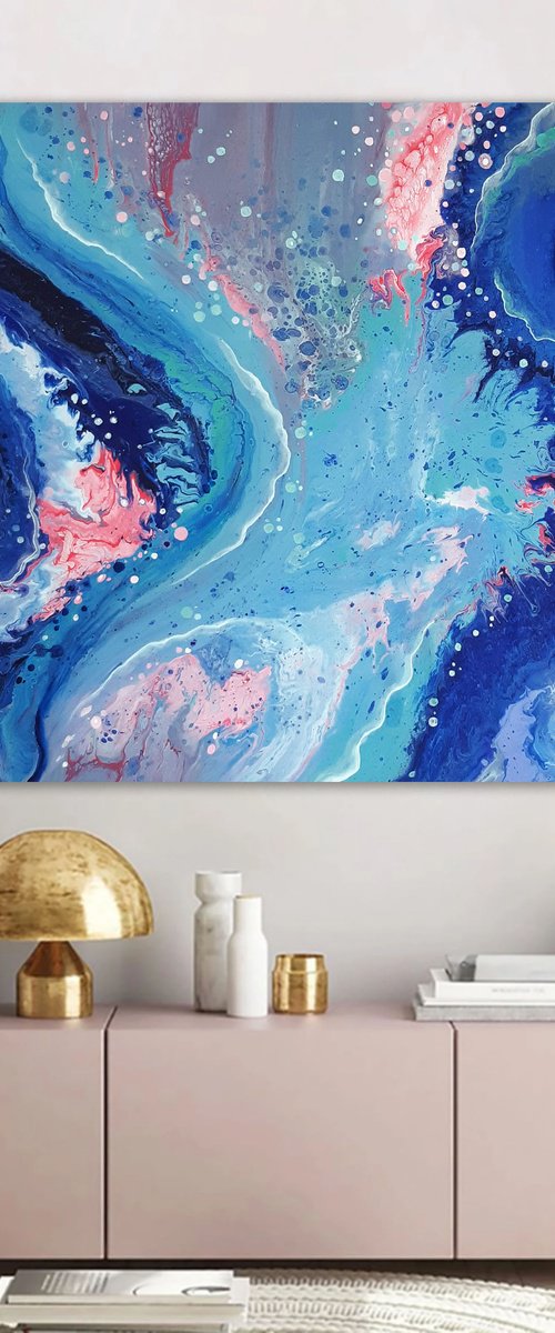 Abstract Painting 2201 XXL art by Alexandra Dobreikin