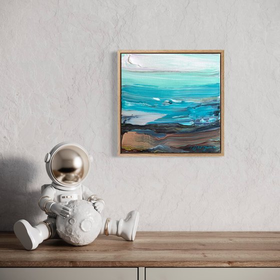 ‘Coastal no.65' FRAMED