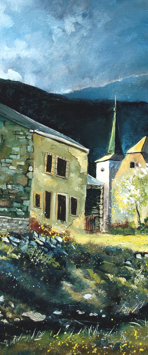 Spring light in a my village by Pol Henry Ledent