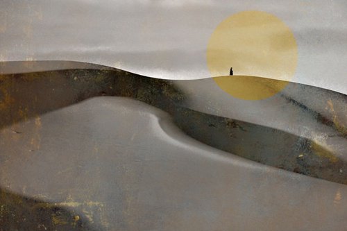 Saharan sand sun by Louise O'Gorman
