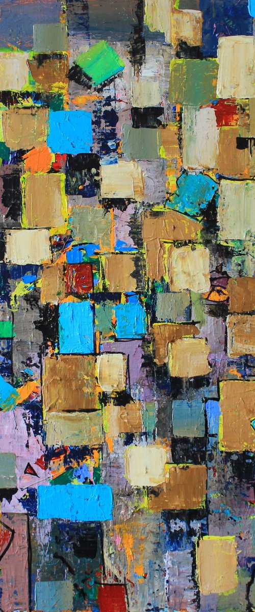 Imaginary Landscape 5: Rocks, abstract by Graham R McLachlan