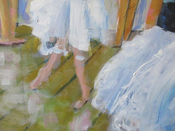 Ballet school 80x70 cm