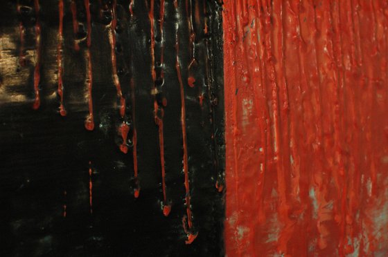 "Feather". Encaustic.