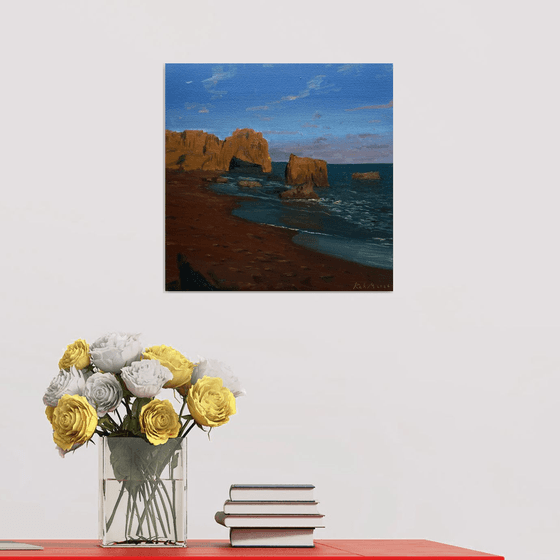 Evening on the shore