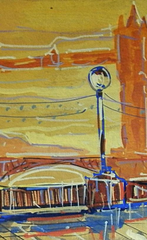 morning, original painting 30x20 cm by Sergey  Kachin