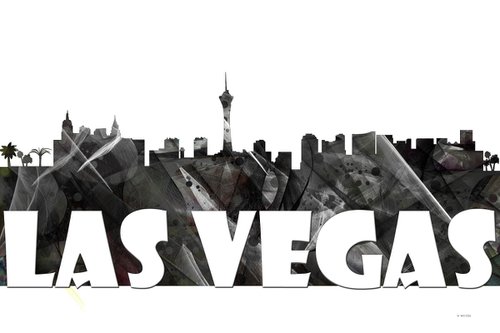 Las Vegas Skyline BG2 by Marlene Watson