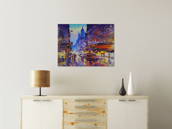 Montmartre Evening Reflections