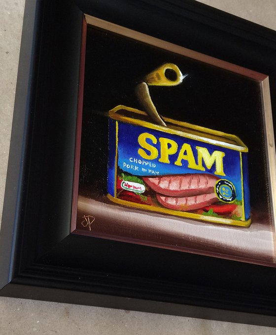 Spam tin still life