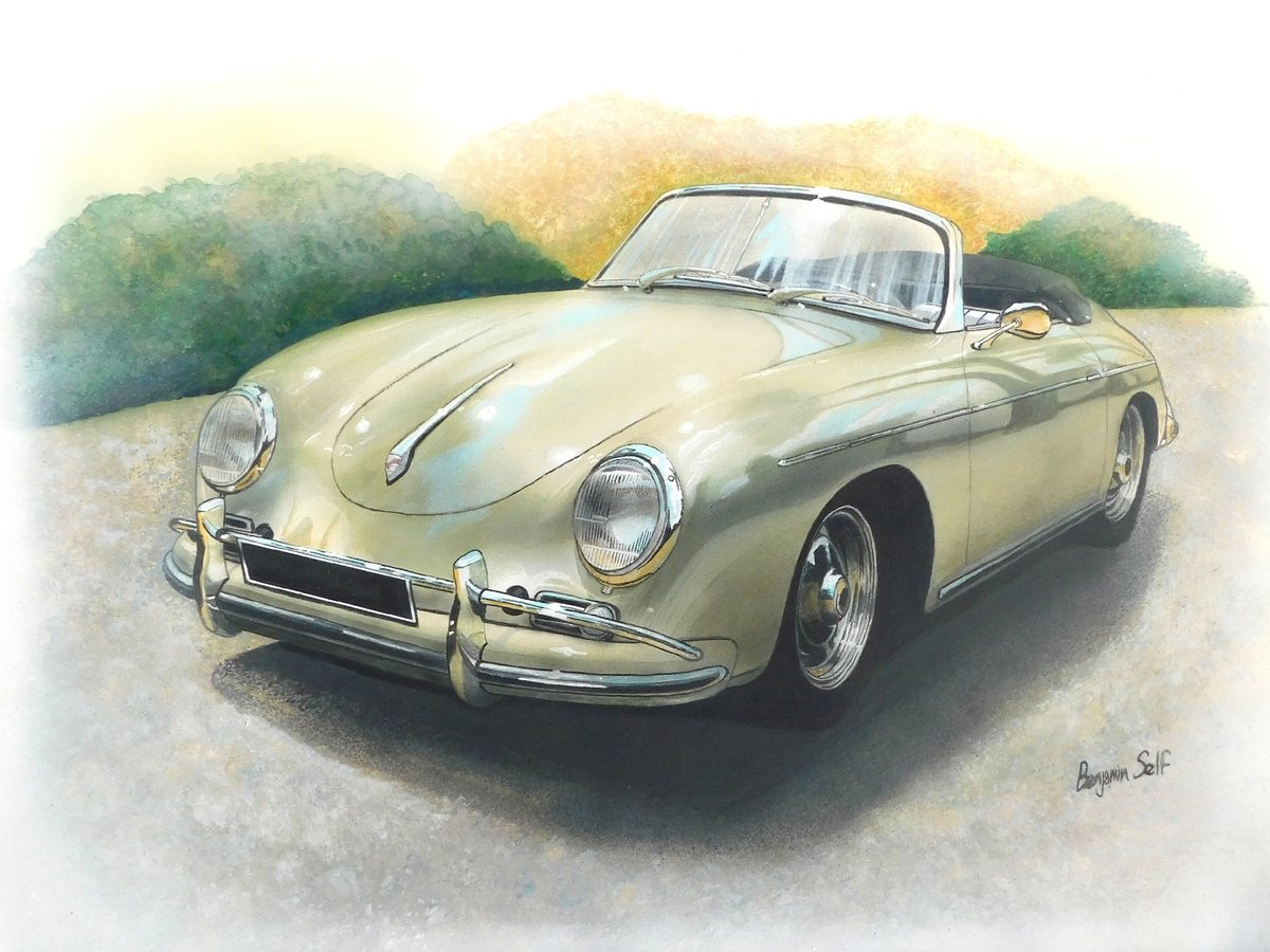 Porsche 356 Cabriolet by Benjamin Self