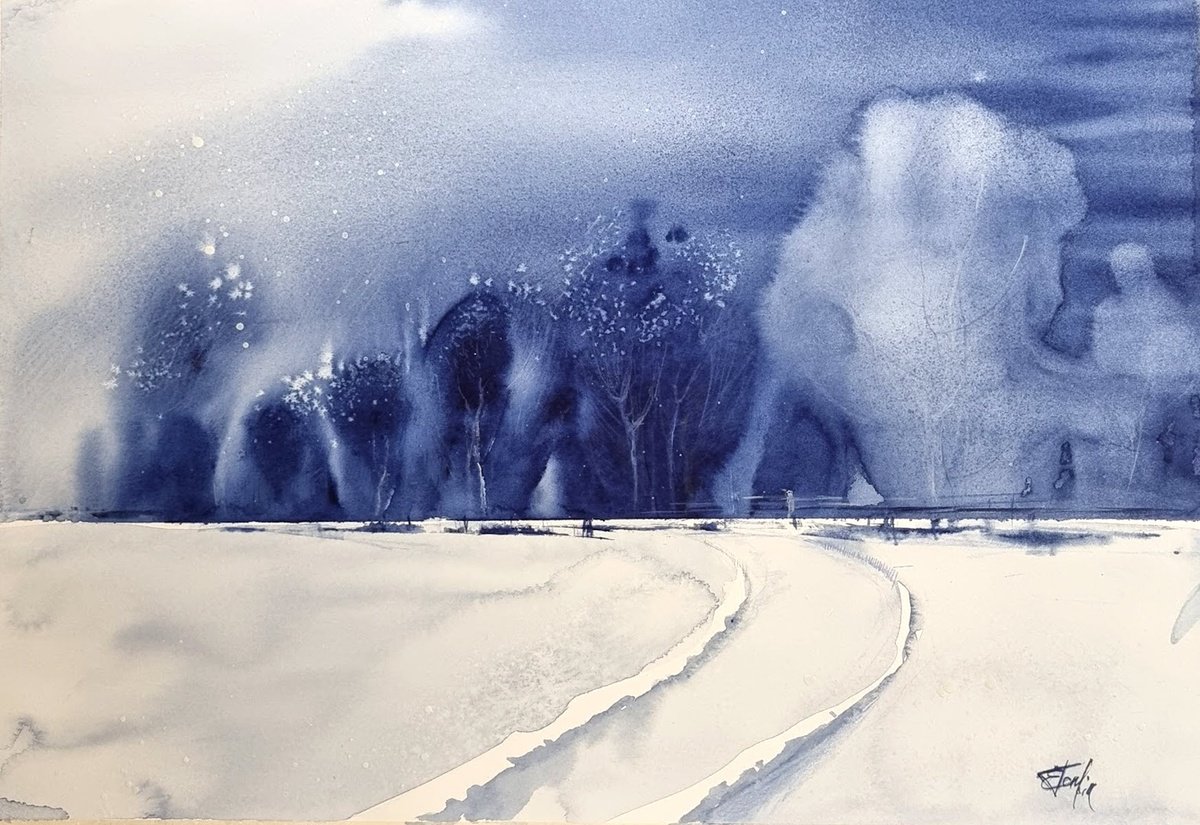 Winter Forest by Elena Genkin
