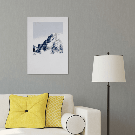 Screen print of Mont Blanc du Tacul