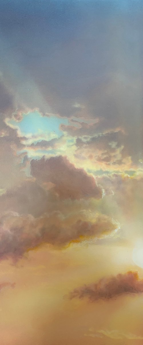 Bright Shards (86 x 114cm) by David Tracey