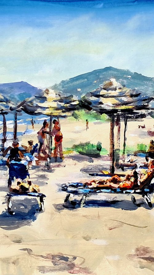 April swimmers by Dimitris Voyiazoglou