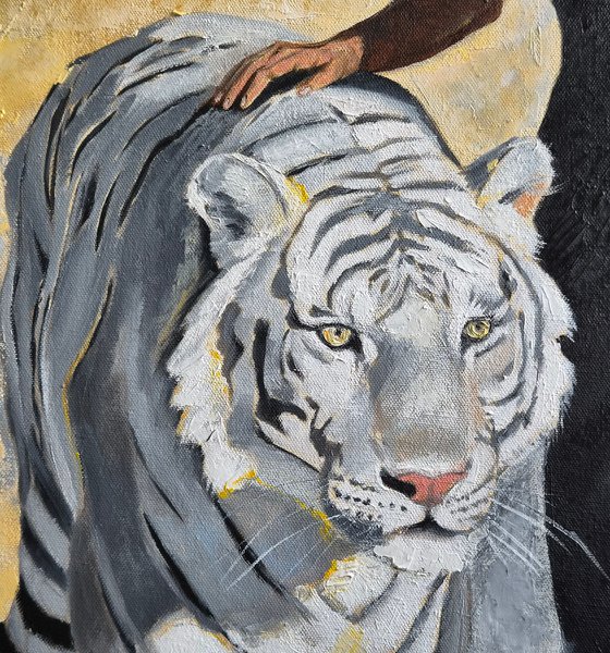 White Tiger, Black Dress