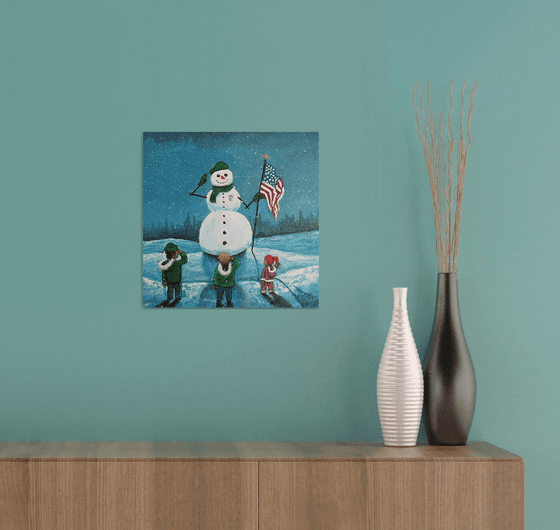 A SNOWMAN for My Heroes !
