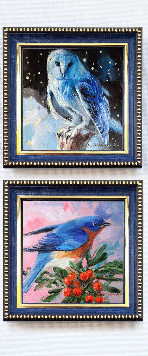 Happiness birds by Nataly Derevyanko