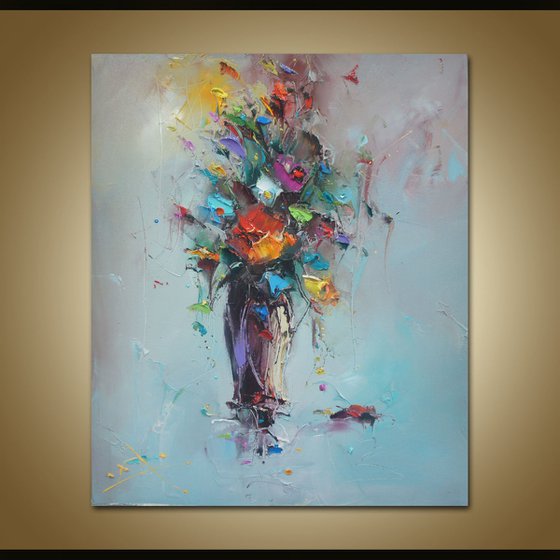 Flowers , Flowers Oil Painting
