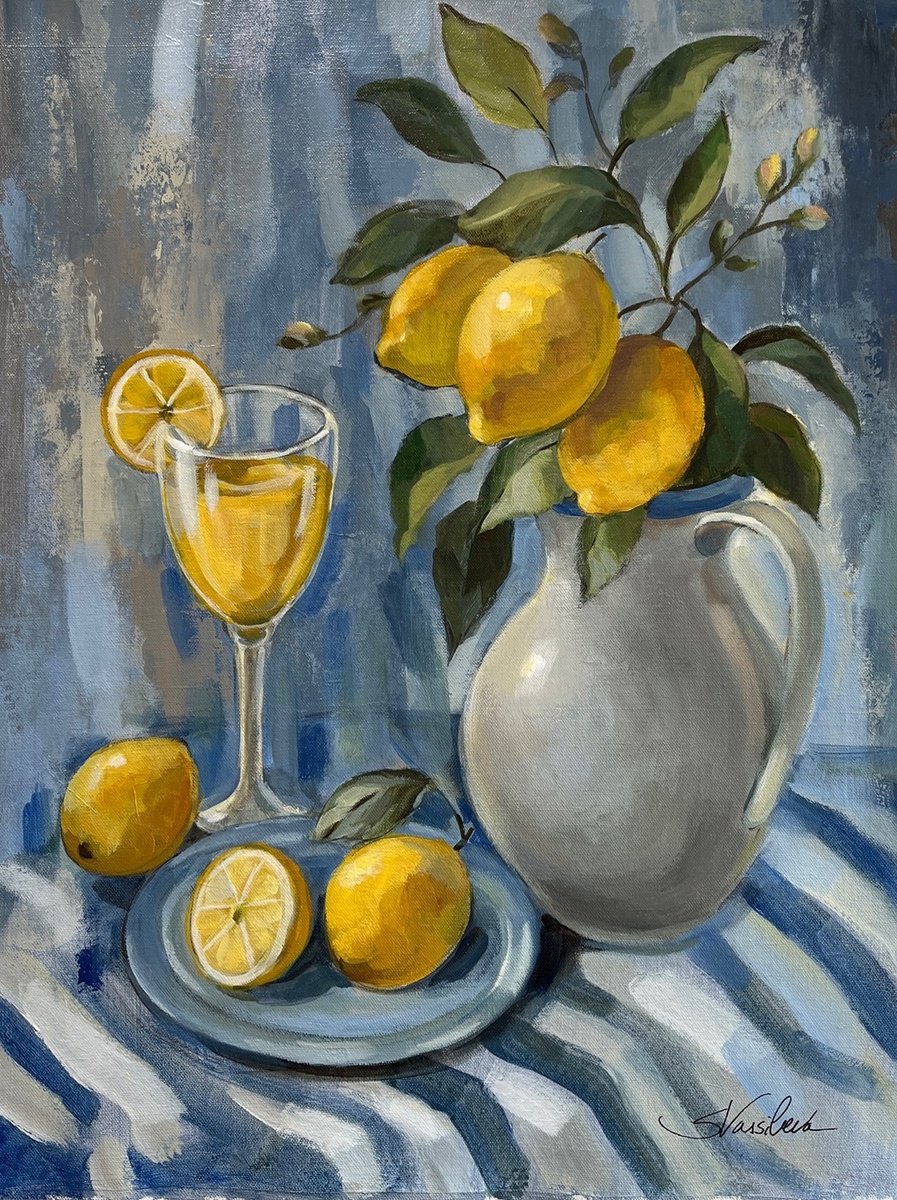  Still-Life With Lemons By Silvia Vassileva, 18 X 24, Artwork For Sale On Artfinder