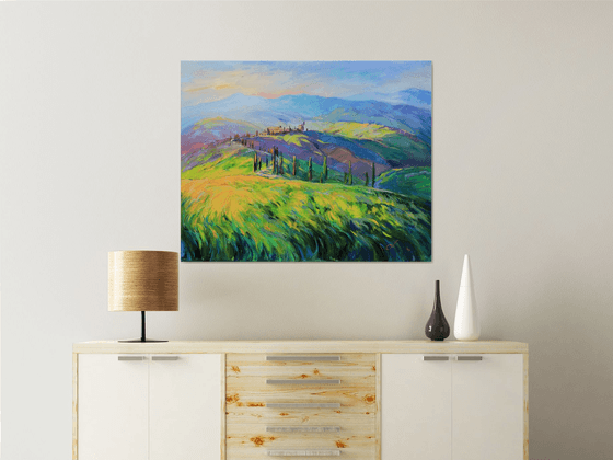 Tuscan hills