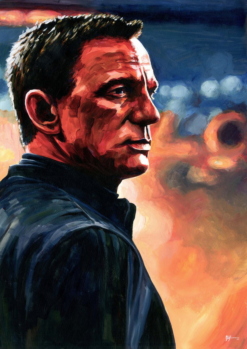Daniel Craig - James Bond 007 Spectre By Alex Stutchbury, 18 X 25, Artwork For Sale On Artfinder