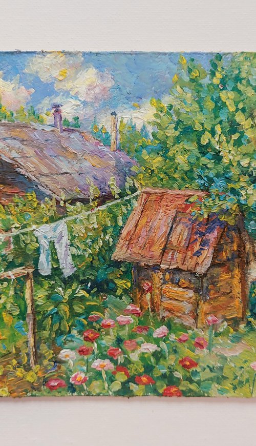 In the Village. After Lunch by Ekaterina Orlova