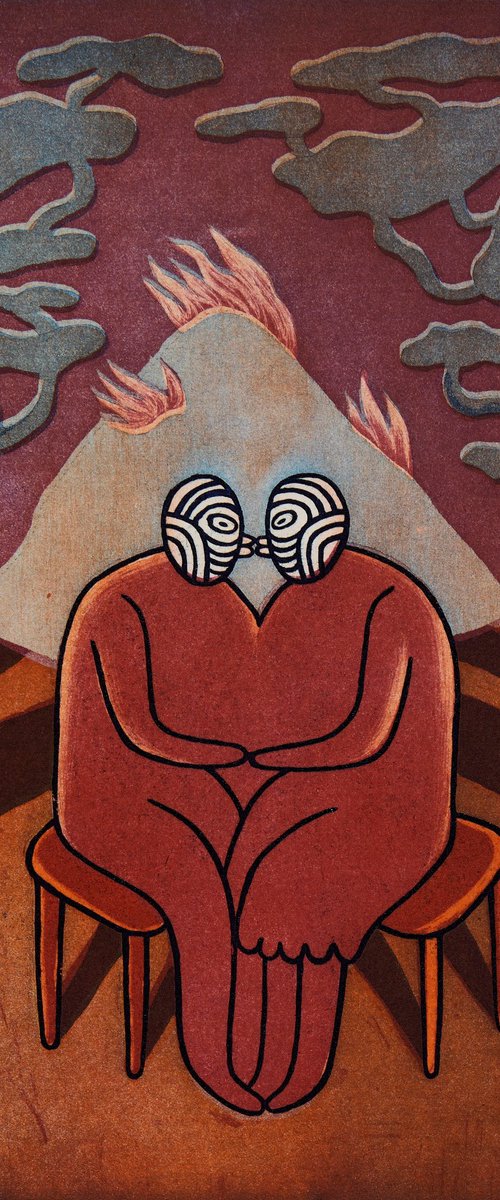 Kiss in the Forest by Katya Timoshenko