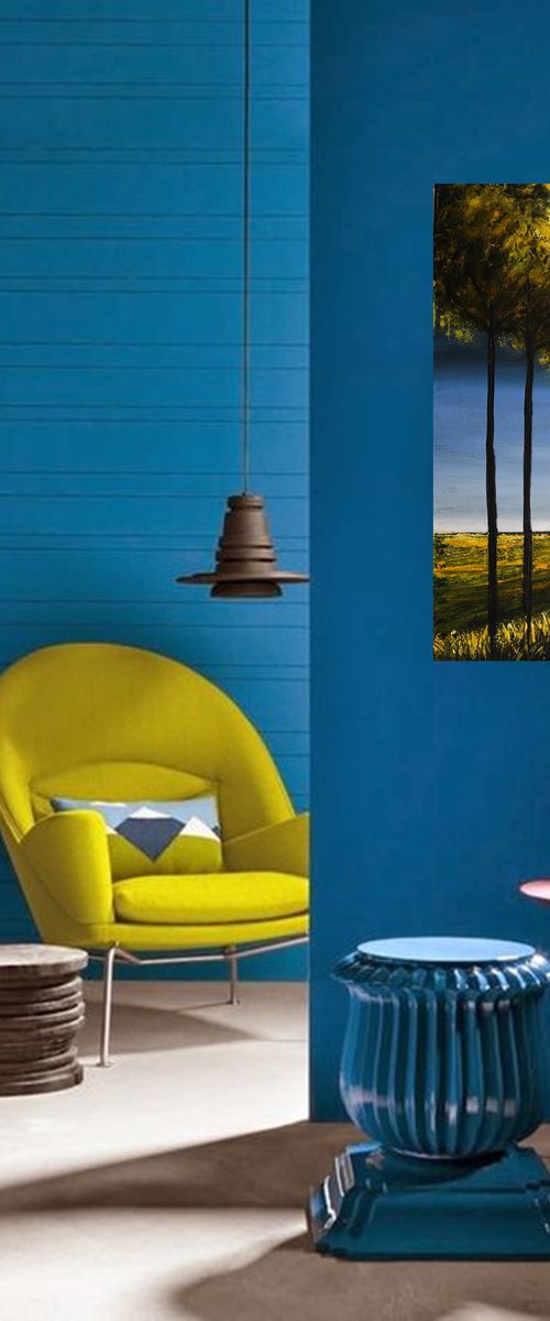 Autumn's yellows III- Fields and Colors Series by Danijela Dan