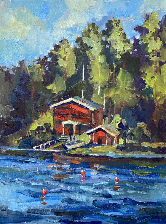 Finnish Lakeside Cottage