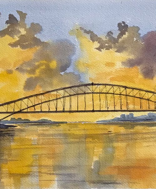 Dawn at Sydney Harbour Bridge by Brian Tucker