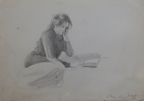 Reader 32, 21x29 cm by Frederic Belaubre