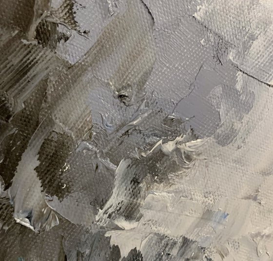 Quiet morning, forest cabin.