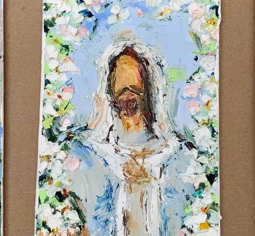 Miniature with flowers by Vilma Gataveckienė