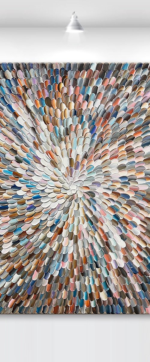 ‘Earthed XI' - 48x36" by Tatiana Georgieva