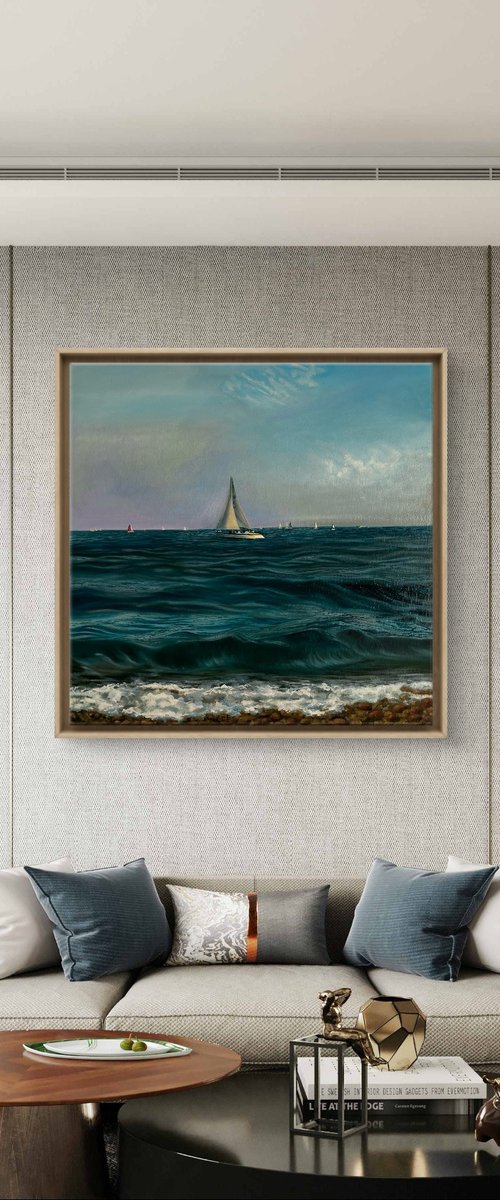 Good day for sailing by Aisylu Burangulova