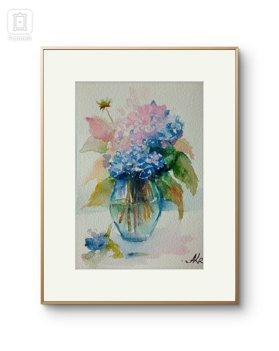 Hydrangeas flowers