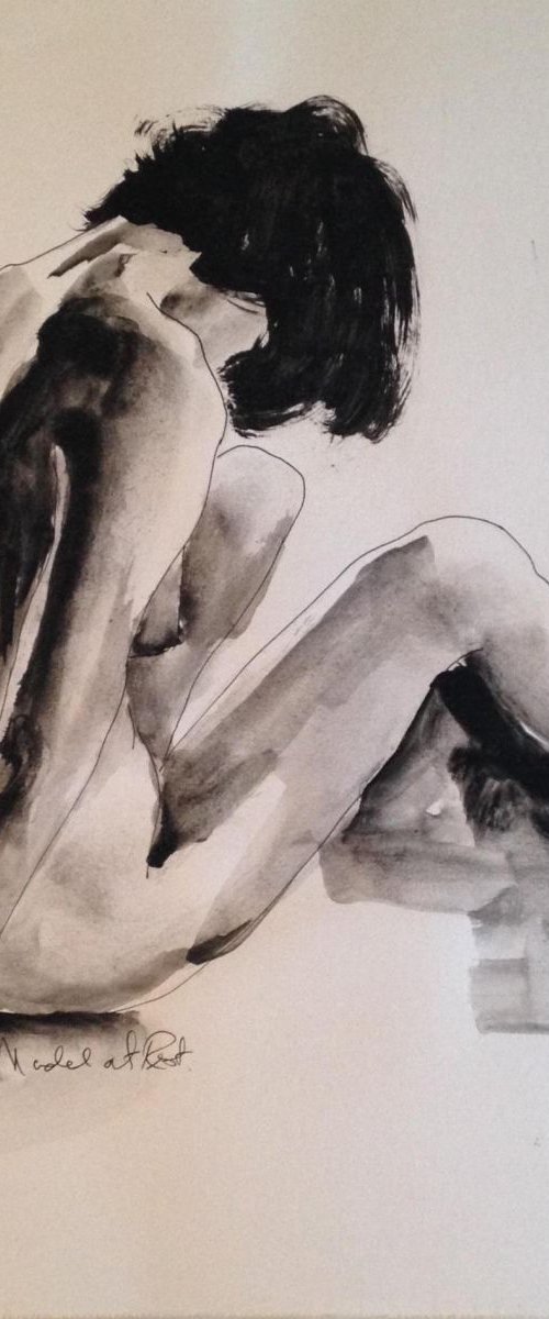 Model At Rest by David Kofton
