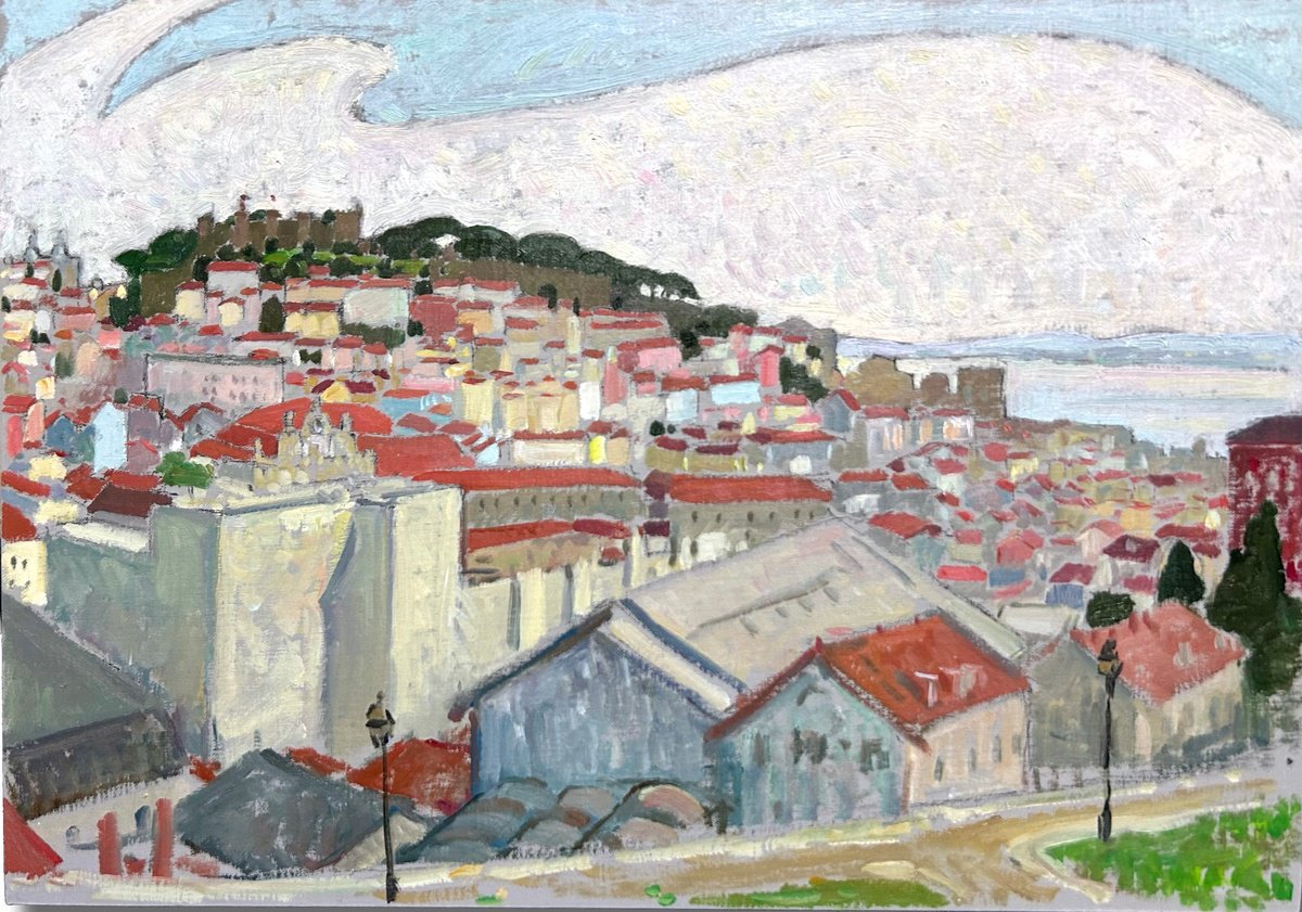 Sketches In Lisbon 2 By Ruoshen, 15 X 10, Artwork For Sale On Artfinder