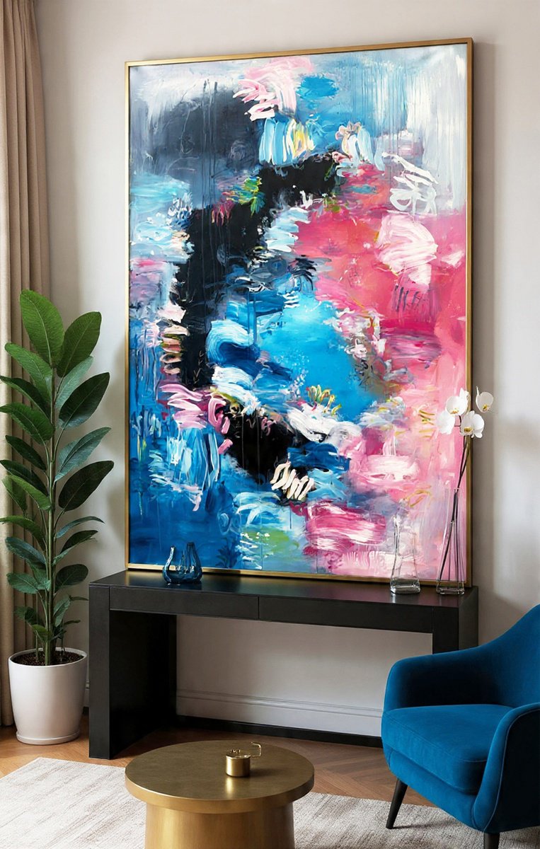 Midnight Grotto - Oceanic Echoes By Theodor Anghel, 40 X 60, Artwork For Sale On Artfinder
