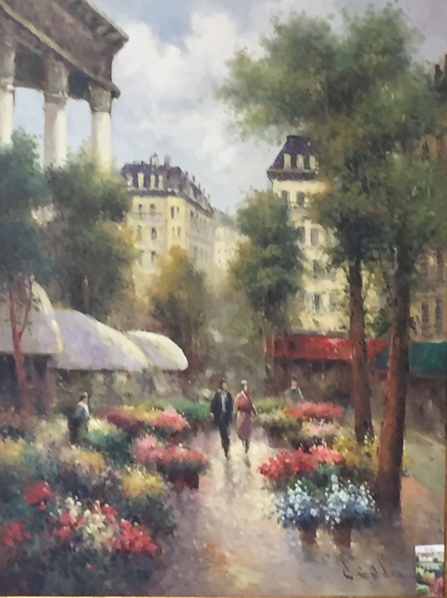 French Flower Market by W. Eddie