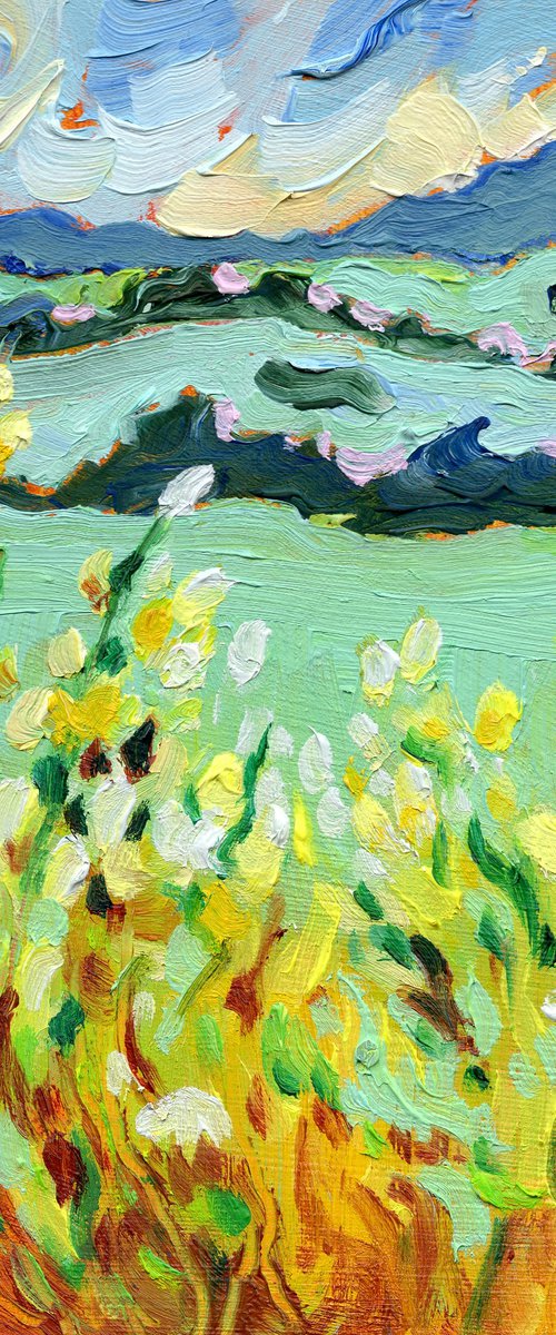 After the Rain- Miniature Landscape by Mary Kemp