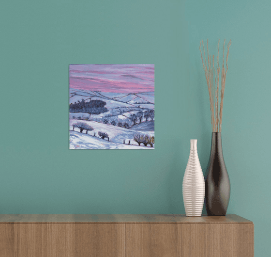 Welsh Hills in Snow