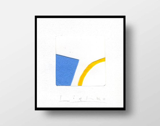 YELLOW AND BLUE 15.5*15 CM / 6,10*5,90 INCH