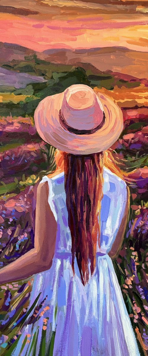 Lavender Fields of Valensole by Adriana Dziuba