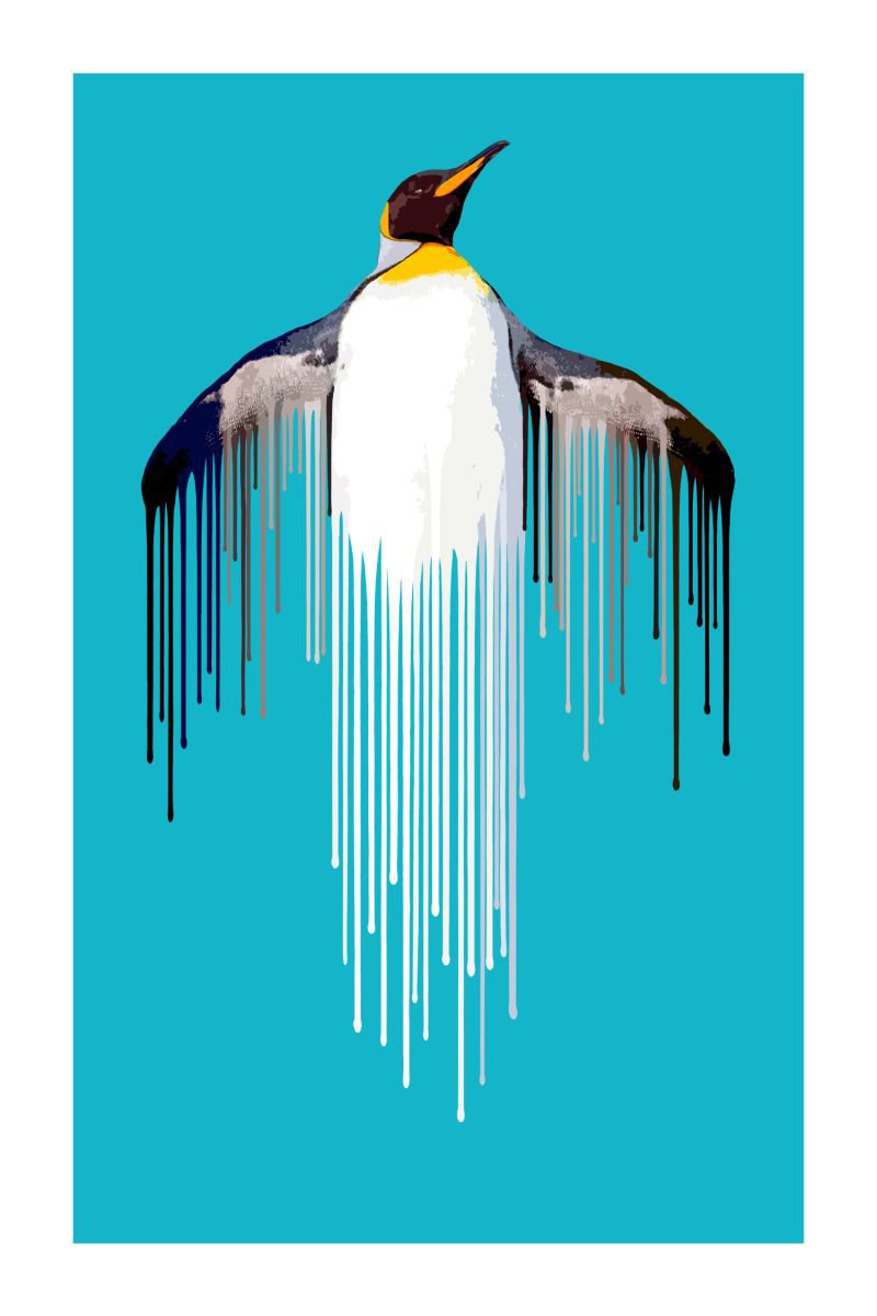 Penguin - Ice by Carl Moore