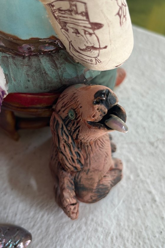 In the barbershop or waiting for the ear.