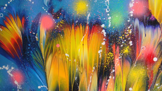 ”Evening Floral Breeze”  27.5" x 39.4" (70 x 100 cm)