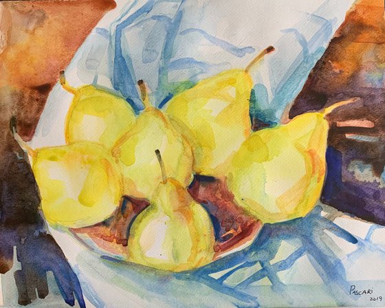 Still life with pears *