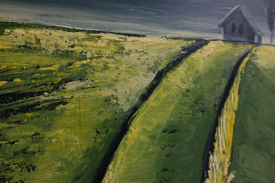 The Path and the storm - Fields and Colors Series