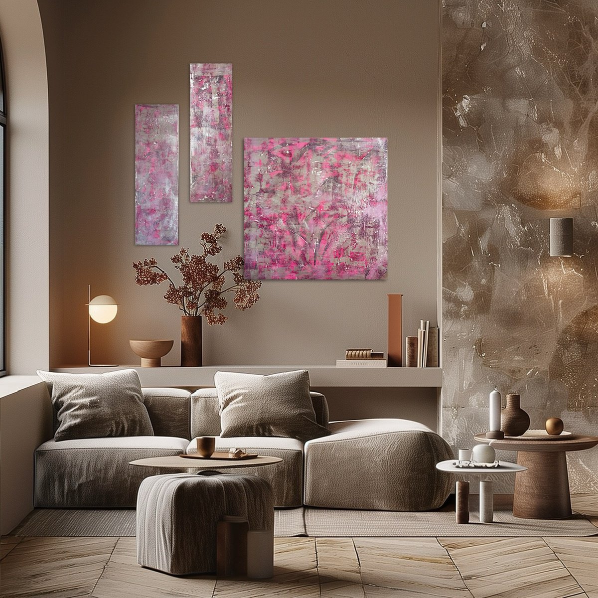 Abstract Acrylic Painting By Exclusive Arts, 59 X 39, Princess