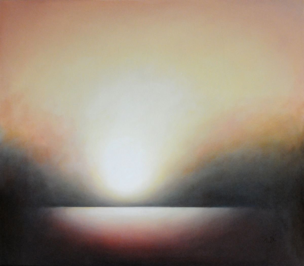 Light above the Sea XI - 80�70 cm by Waldemar Kaliczak
